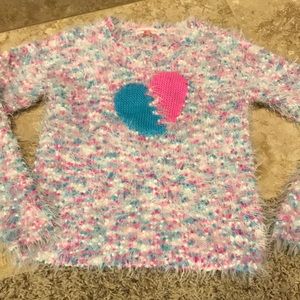 Little Mismatched Girls Sweater Size 6